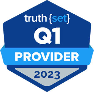 Truthset Q1 badge