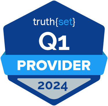 Truthset Q1 2024 badge